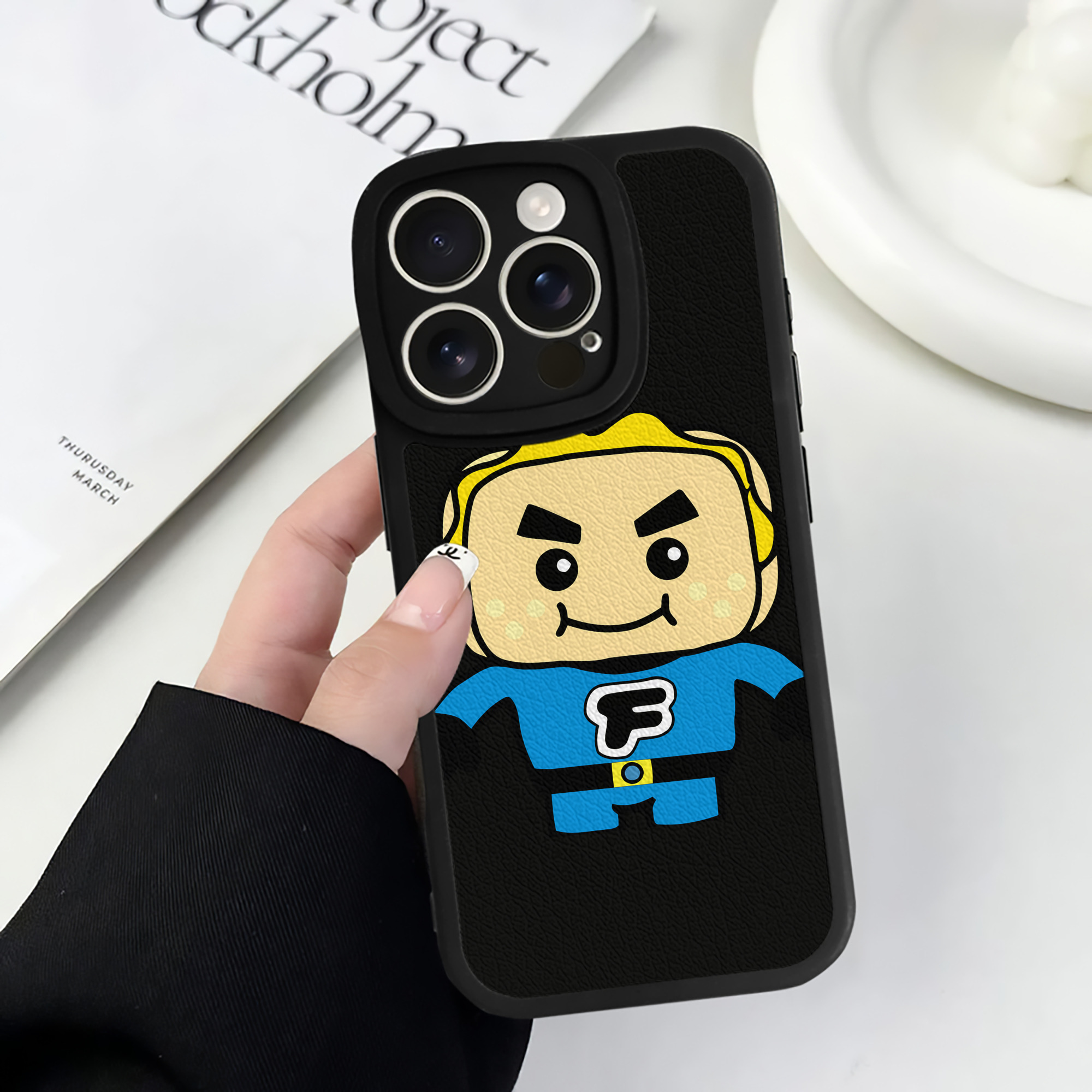（画像用） アンパンマン Anpanman 【iPhone 16シリーズ対応】シリコンスマホケース（レザー調） 材質：シリコン